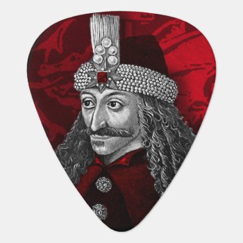 Vlad Dracula Gothic Guitar Pick by themonsterstore at Zazzle