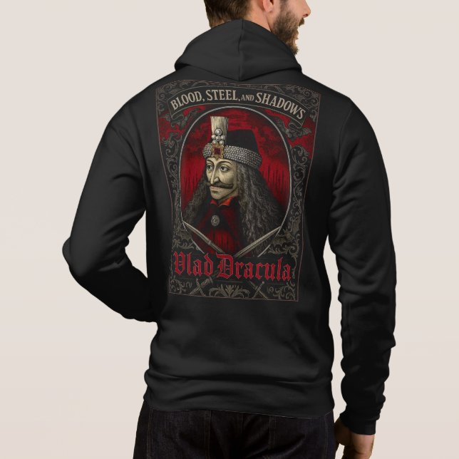 Vlad Dracula Gothic hoodie (Adult) (Back)