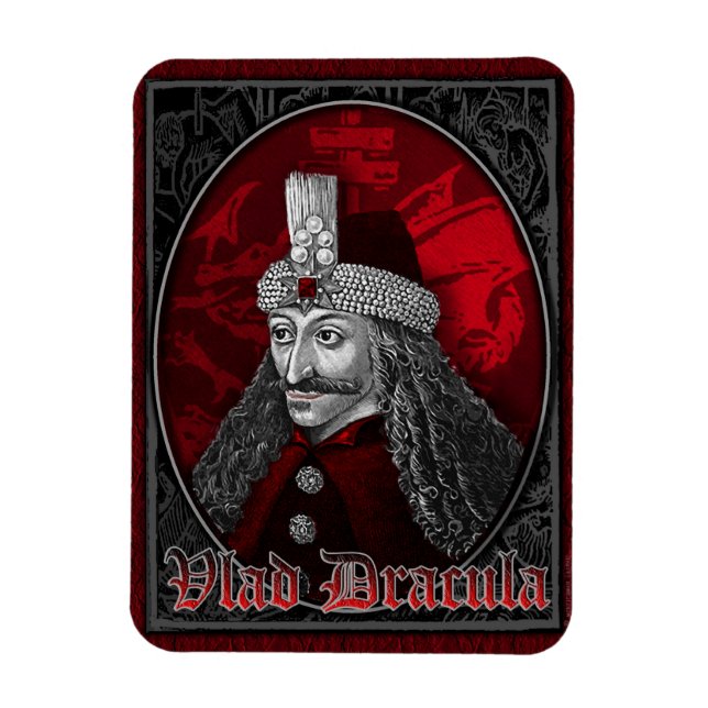 Vlad Dracula Gothic Magnet (Vertical)
