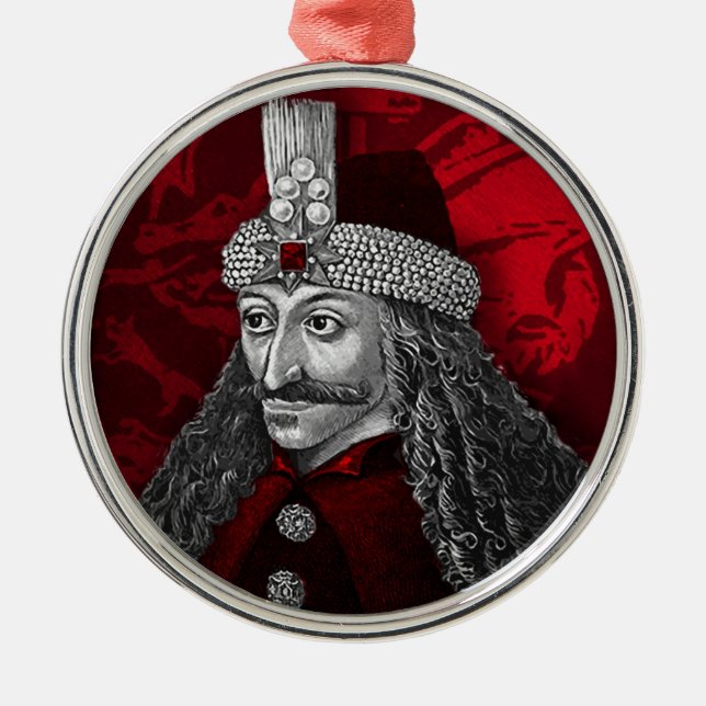 Vlad Dracula Gothic Metal Ornament (Front)