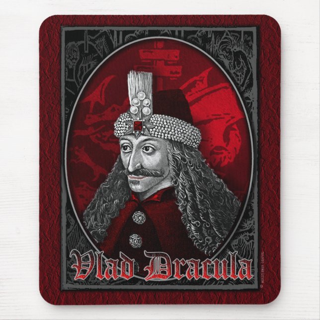 Vlad Dracula Gothic Mouse Pad (Front)
