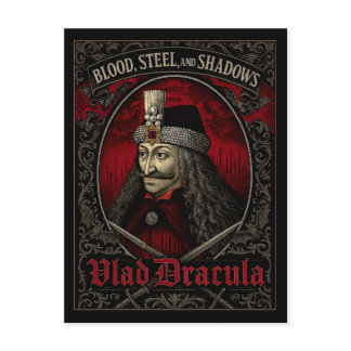 Vlad Dracula Gothic Postcard – Dark Fantasy
