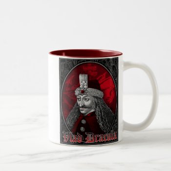 Vlad Dracula Gothic Two-tone Coffee Mug by themonsterstore at Zazzle