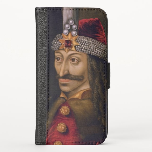Vlad Tepes: Impaler, Dracula Dragon Prince Voivode iPhone Wallet Case (Front)