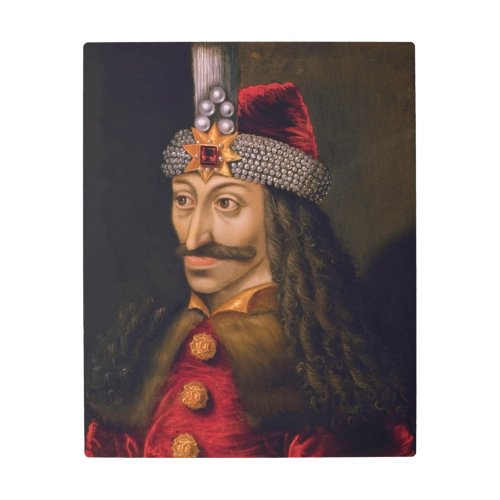 Vlad Tepes Impaler Dracula Dragon Prince Voivode Metal Print