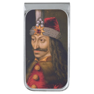 Vlad Tepes: Impaler, Dracula Dragon Prince Voivode Silver Finish Money Clip