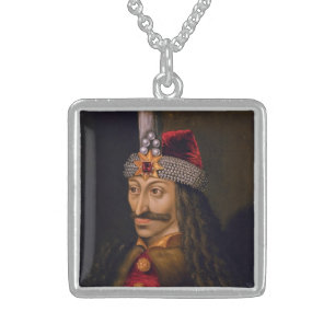 Vlad Tepes: Impaler, Dracula Dragon Prince Voivode Sterling Silver Necklace