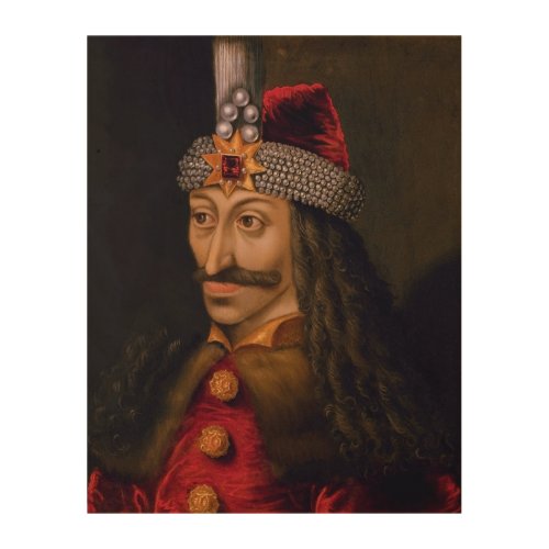 Vlad Tepes Impaler Dracula Dragon Prince Voivode Wood Wall Art