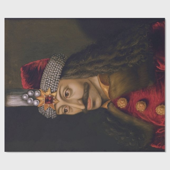 Vlad Tepes: Impaler, Dracula Dragon Prince Voivode Wrapping Paper (Flat)