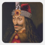 Vlad tepes Impaler Voivode portrait Dracula histor Square Sticker