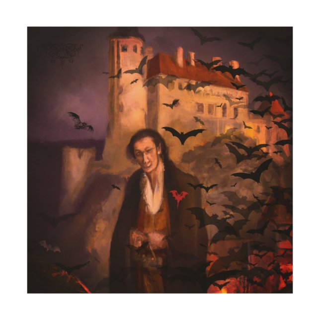 Vlad Tepes Wood Wall Art (Front)