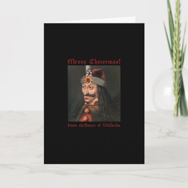 Vlad the Impaler Christmas Card (Front)