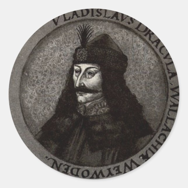 Vlad the Impaler Classic Round Sticker (Front)
