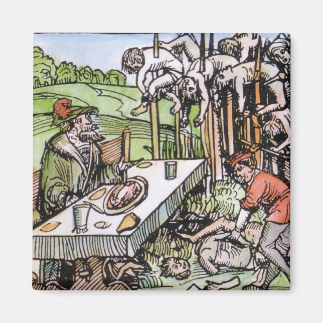 Vlad the Impaler Dinner Magnet (Front)