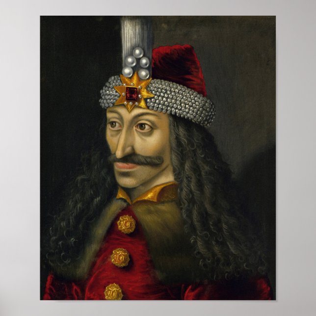 Vlad the Impaler Portrait Poster (Front)