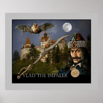 Vlad The Impaler Poster by fur_persons2 at Zazzle