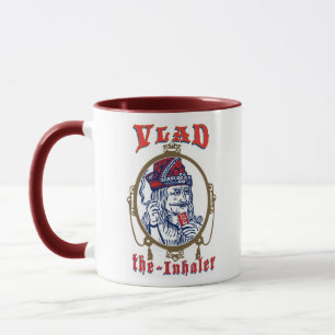 Vlad the Inhaler Weed Vampire Humor Mug