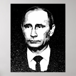 Vladamir Putin Face Poster