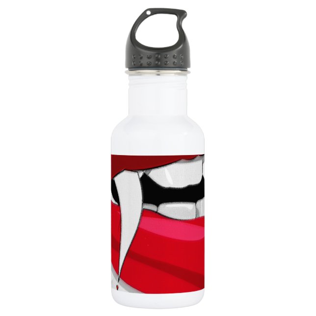 Vladdy Vampire Stainless Steel Water Bottle (Front)