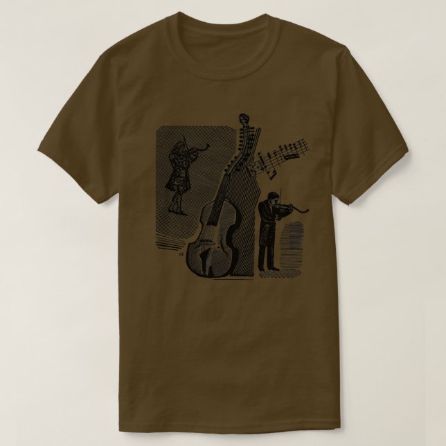 Vladimir Favorsky Soviet Era Woodcut T-Shirt (Design Front)