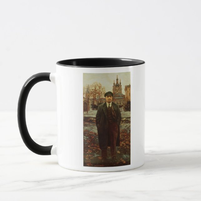Vladimir Ilyich Lenin  at Smolny, c.1925 Mug (Left)