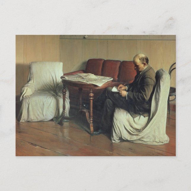 Vladimir Lenin  at Smolny, 1930 Postcard (Front)