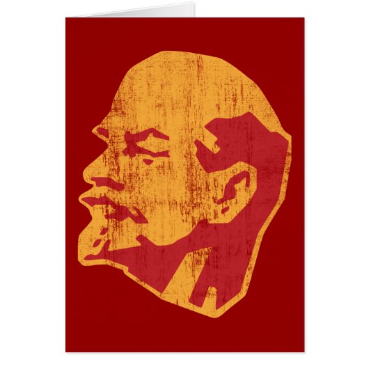 vladimir lenin cccp portrait cards (Front)