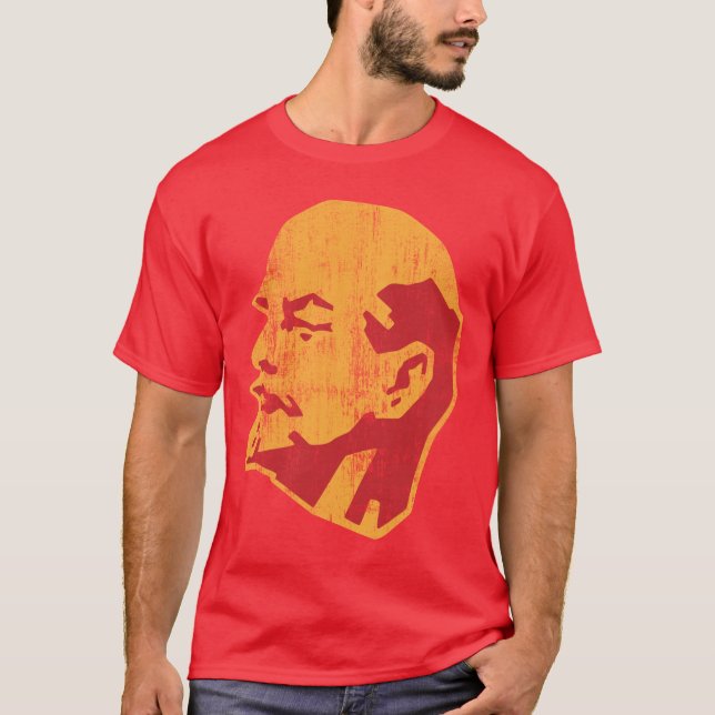 vladimir lenin cccp portrait T-Shirt (Front)
