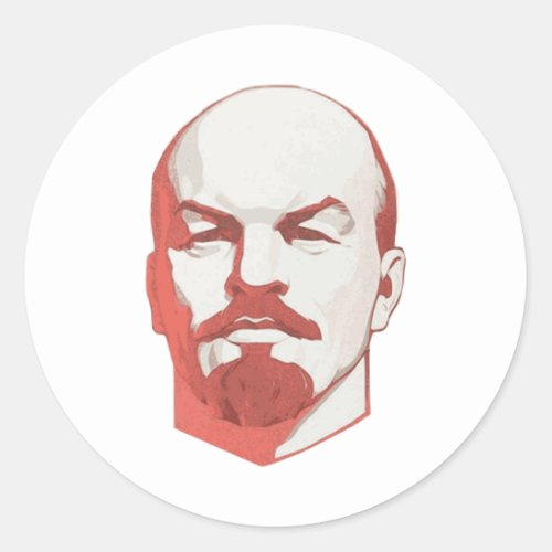 Vladimir Lenin Classic Round Sticker