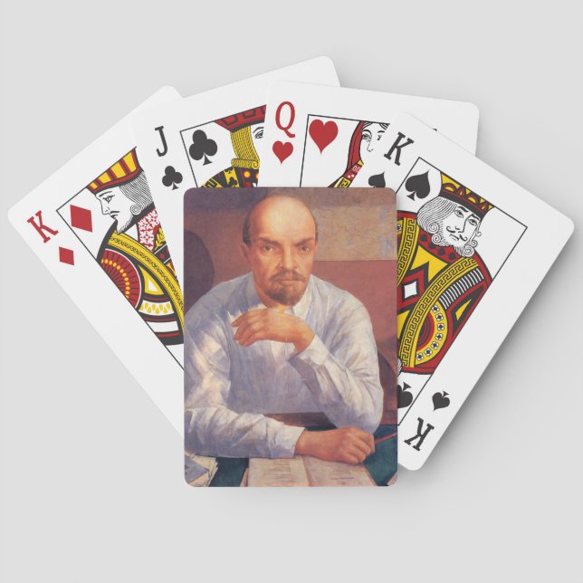 Vladimir Lenin (Communist History) Poker Cards (Back)