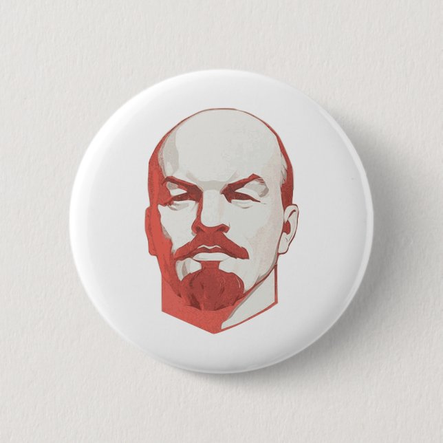Vladimir Lenin Pinback Button (Front)