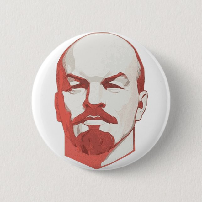 Vladimir Lenin Pinback Button (Front)