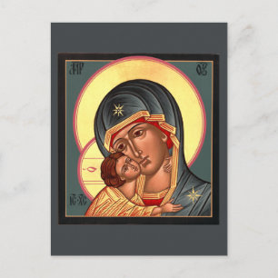 Vladimir Mother of God Prayer Card