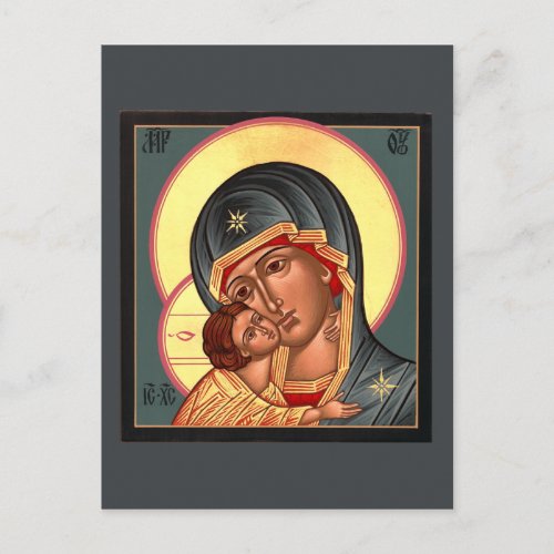 Vladimir Mother of God Prayer Card