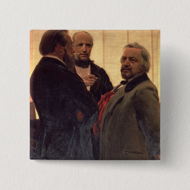 Vladimir Odoevsky Pinback Button (Front)
