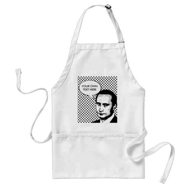 Vladimir Putin Adult Apron (Front)