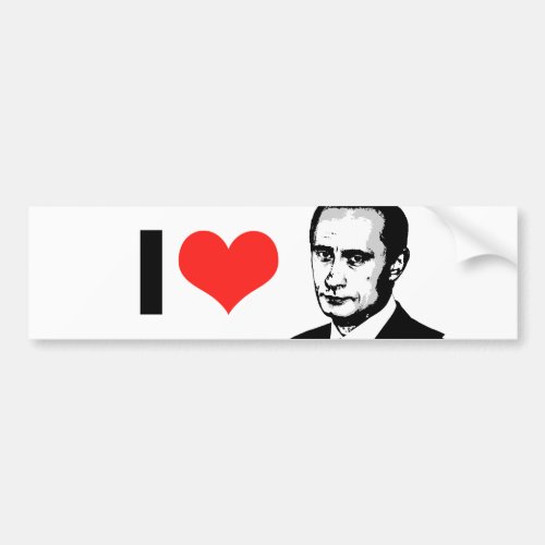 Vladimir Putin Bumper Sticker