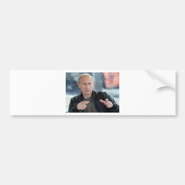 Vladimir Putin Bumper Sticker (Front)
