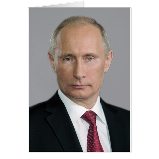 Vladimir Putin Gear Cards (Front)