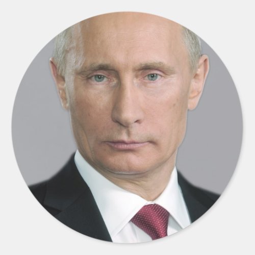 Vladimir Putin Gear Classic Round Sticker