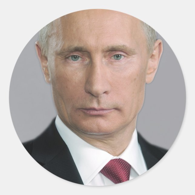 Vladimir Putin Gear Classic Round Sticker (Front)