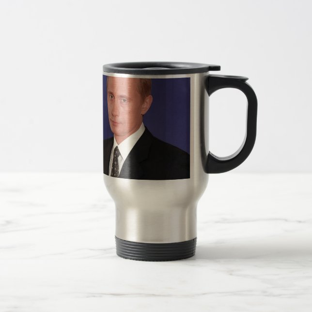 Vladimir Putin Gear Travel Mug (Right)