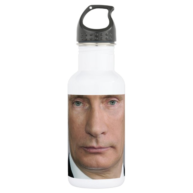 Vladimir Putin Gear Water Bottle (Front)