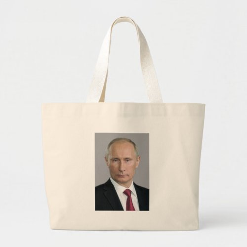 Vladimir Putin Large Tote Bag