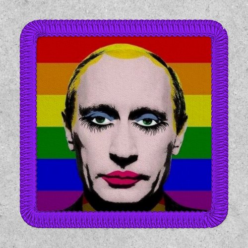 Vladimir Putin LGBT Rainbow Patch