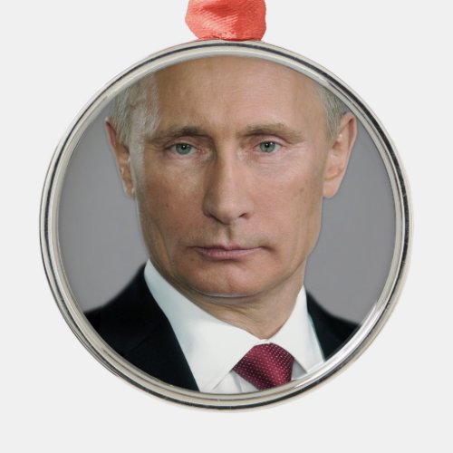 Vladimir Putin Metal Ornament