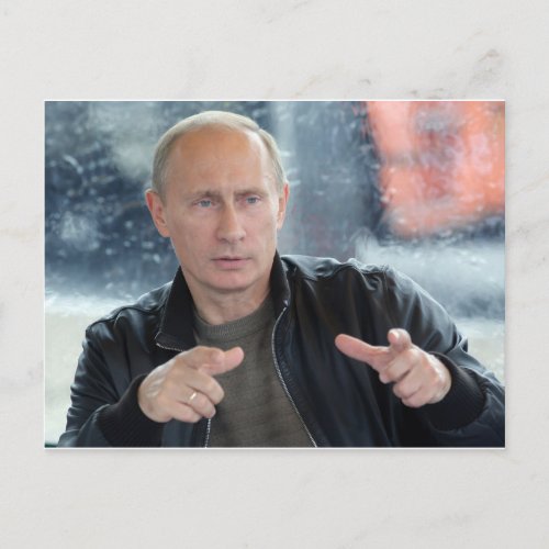 Vladimir Putin Postcard