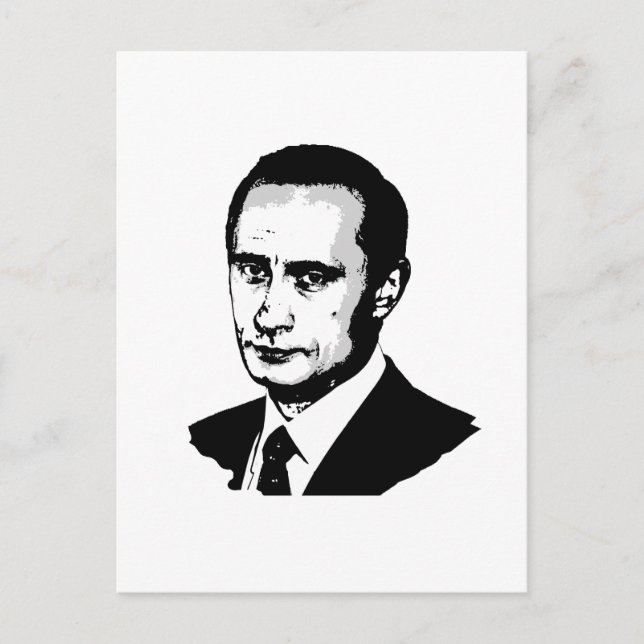 Vladimir Putin Postcard (Front)