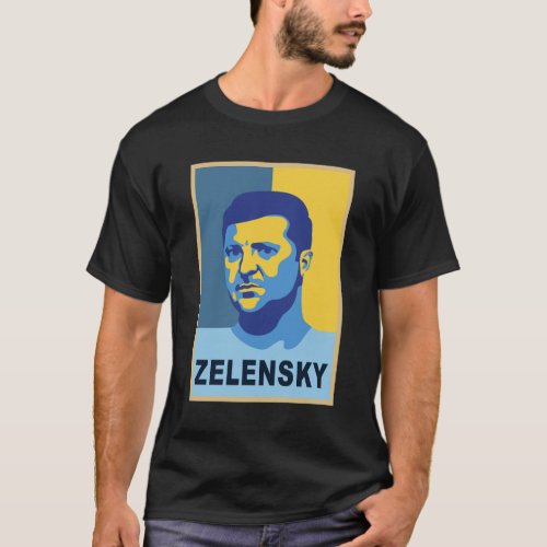Vladimir Zelensky _ I stand with Ukraine T_Shirt