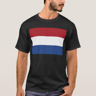 Vlag van Nederland - Flag of the Netherlands T-Shirt
